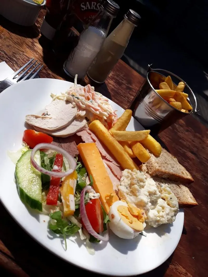 Fresh summer salad platter